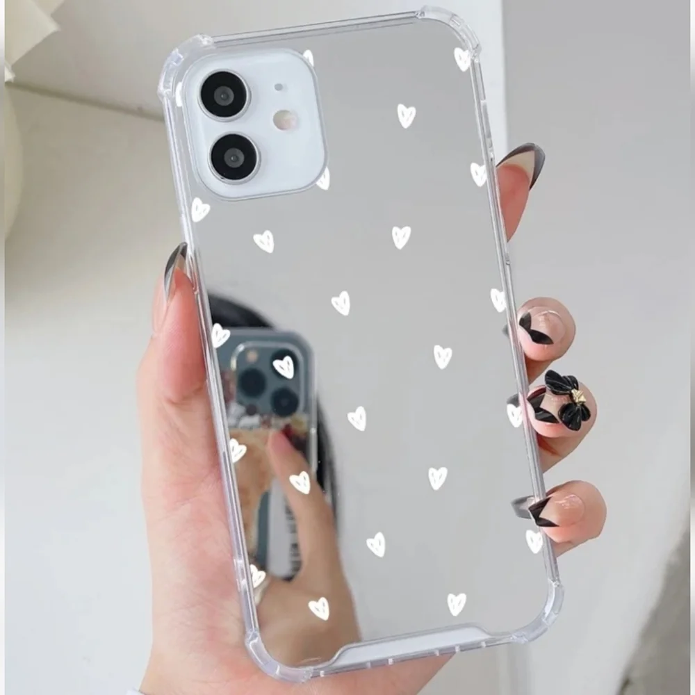 Heart Design Mirror Phone Case